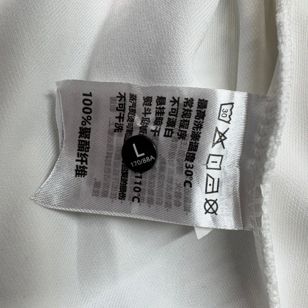Level Graphic Hoodie Men‎ Size L White Excellent LOVE Print Pullover 444